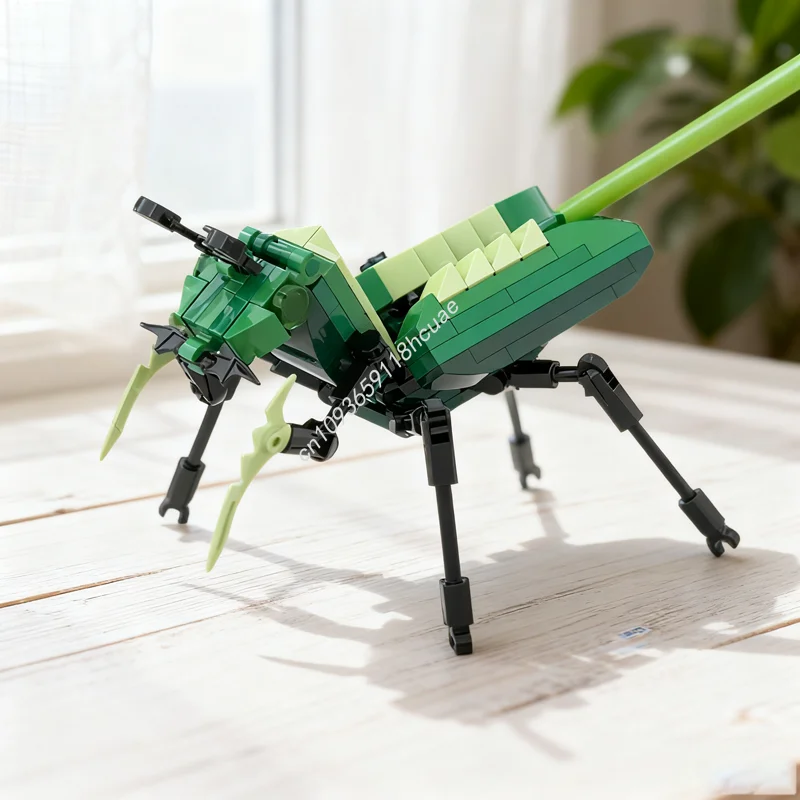 

106 шт. MOC Green Mantis Creatored модель строительные блоки архитектура сборка DIY идея игрушки кирпич детский рождественский подарок на день рождения