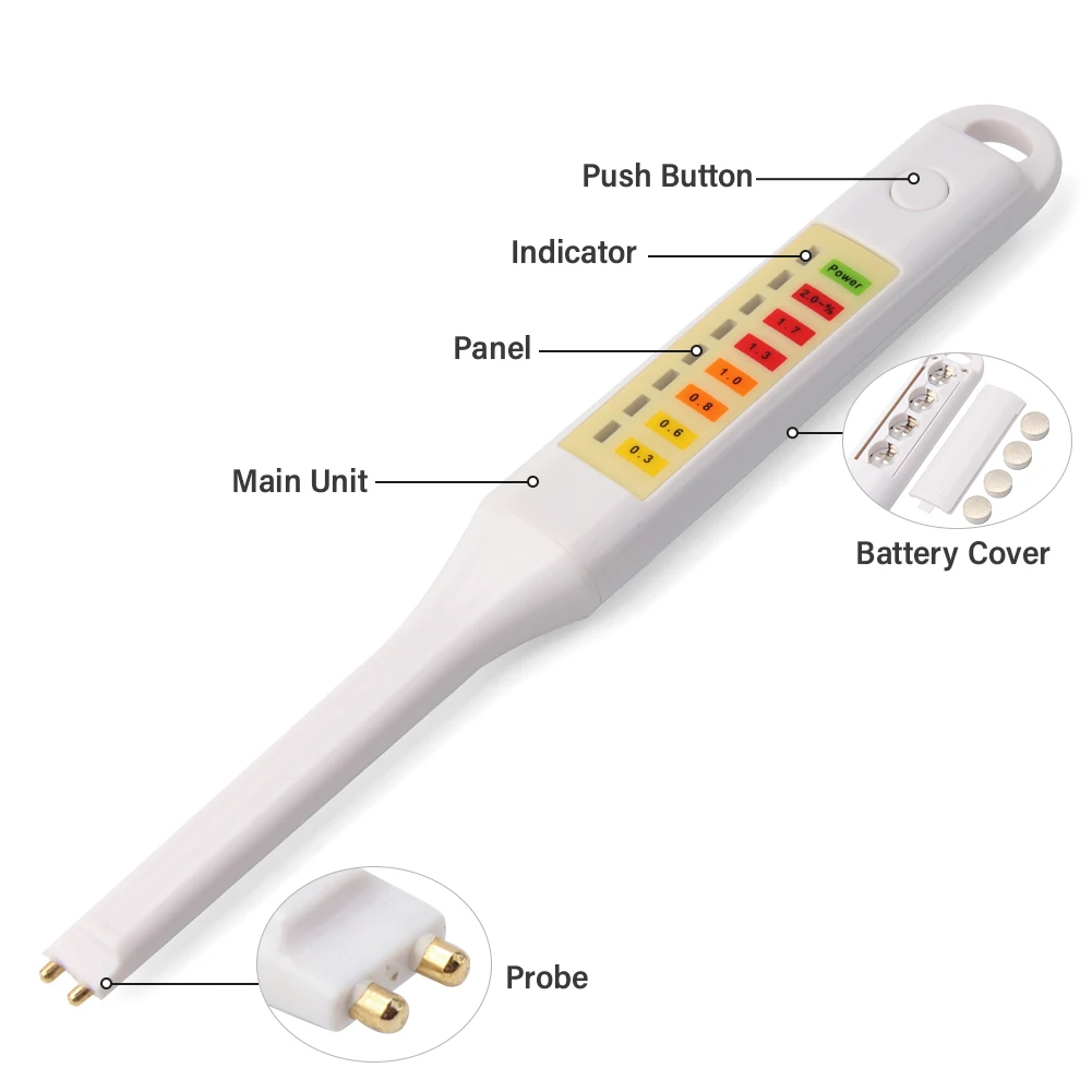 Professional Food Salinometer 0.3%-2.0% Salt Analyzer Salinity Concentration Meter Marinade Curd Soup Bean Curd Meat Sauce