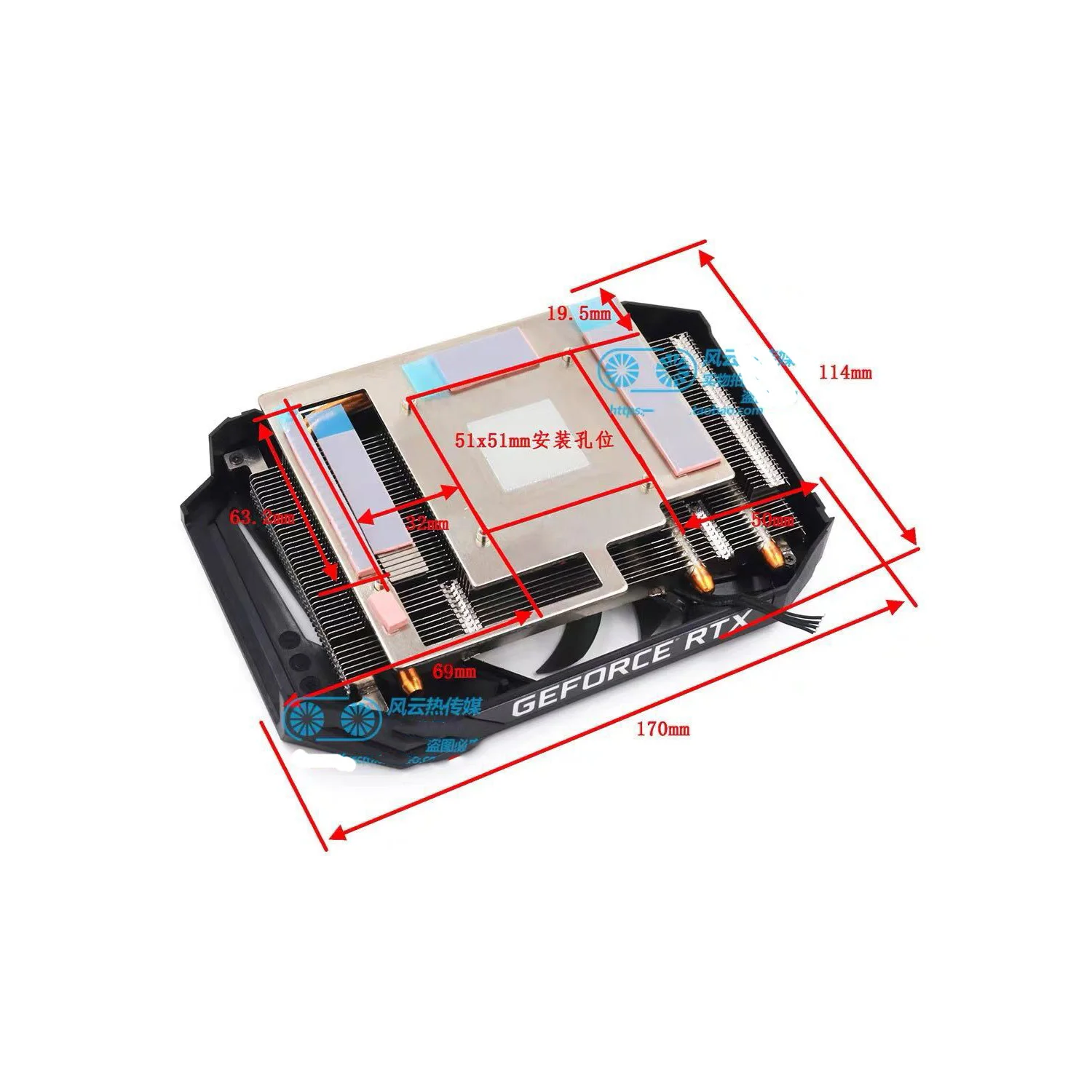 Gainward RTX 2060 GTX 1660 1660S 1660TI wentylator chłodnicy karty graficznej PEGASUS Brand New wymiana wiatraka GPU