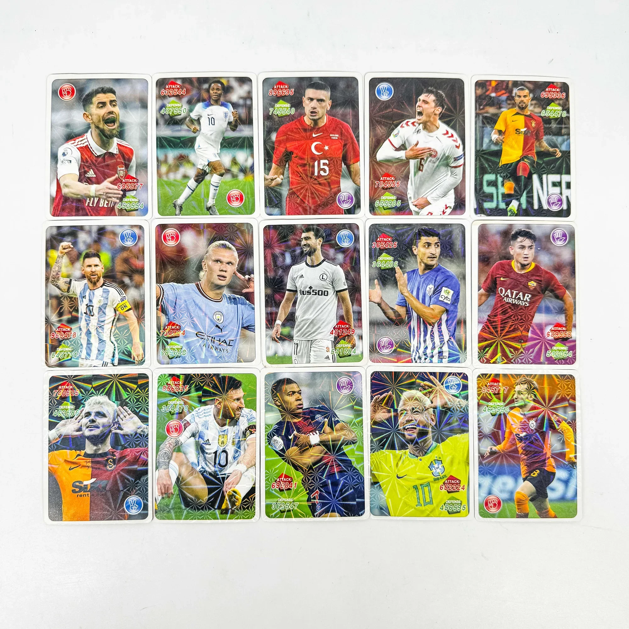 2024 World Football Player Star Card Soccer Stars Limited Cards Complete Set 288 Pcs Collection Fans Trading Card Kids Gift