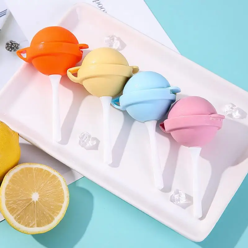 Mini Silicone Popsicle Mold Lollipop Ice Tray Food Grade Reusable Non-Stick Stackable Ice Cream Mould For Egg  Food Storage
