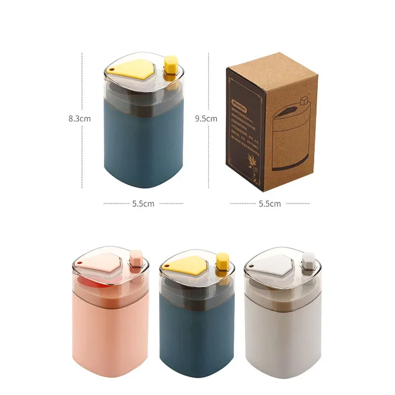 New Automatic Toothpick Box Portable Transparent Household Table Toothpick Container Storage Box Toothpick Storage Box Dispenser