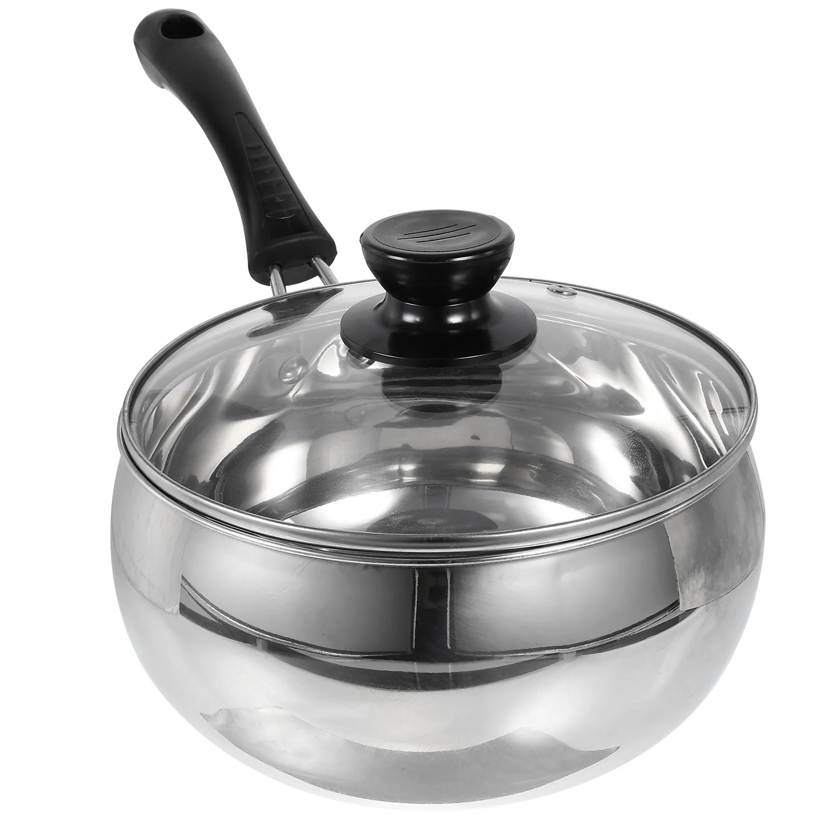 

1 шт., кастрюля для молока из нержавеющей стали, 2,5 л, термостойкая кастрюля для индукционной плиты, супа, лапши, кухонная посуда