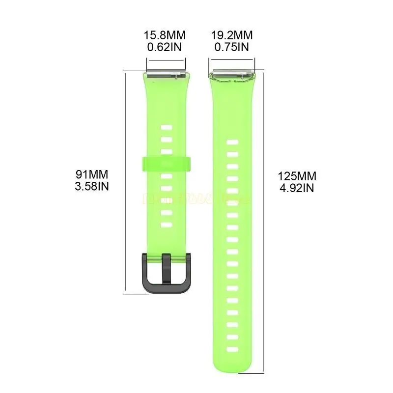 F62C 조절 가능한 실리콘 밴드 스트랩 브레이슬릿 땀 방지 손목 대역 7
