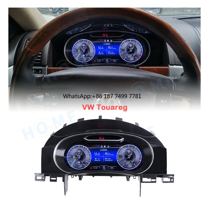 

Linux System Virtual Instrument Cluster CockPit Digital Dashboard Panel LCD Speedometer for .. Touareg 2003-2010