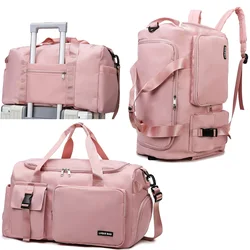 Bolsa deportiva de gimnasio para mujer, bolso de viaje húmedo y seco, bandolera de hombro para natación, Fitness, bolsa de viaje al aire libre, Weekender