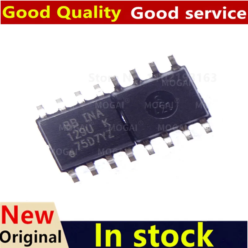 (10piece) 100% New INA129UA 129U sop8  Chips