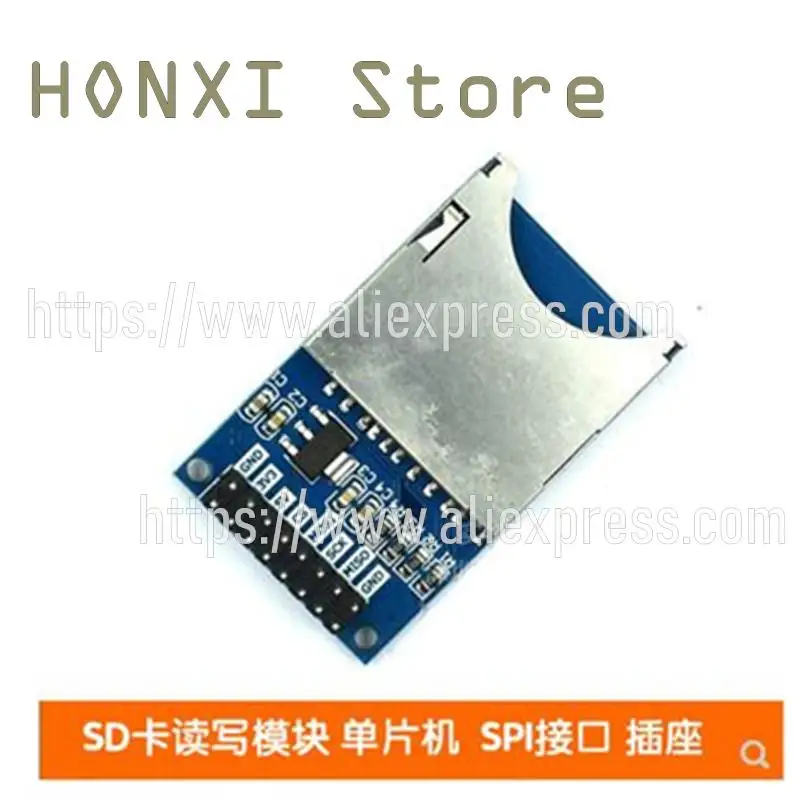 

2PCS SD card read/write module microcontroller SD SPI interface SD card socket SD card read/write module