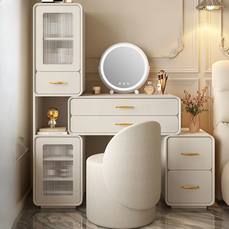 Modern Makeup Dressing Table Minimal Study Living Room Storage Dressing Table Hotel Large Coiffeuse De Chambre Furniture