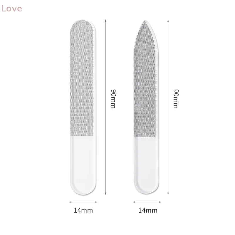 [L&P] قطعة واحدة من مبرد أظافر زجاجي نانو، مبرد متين لامع، أداة فنية للأظافر