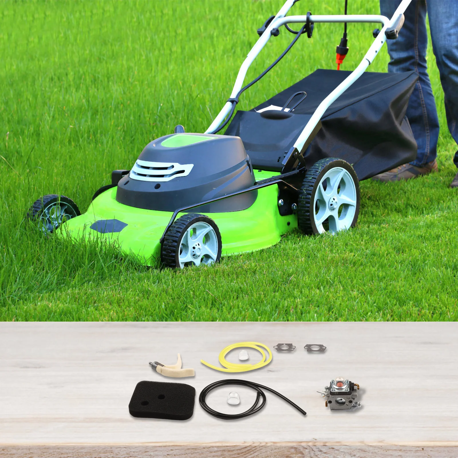 حواف التحوط بكفاءة مع حزمة أجزاء المكربن الشاملة هذه المتوافقة مع الموديلات الشعبية المتعددة #3