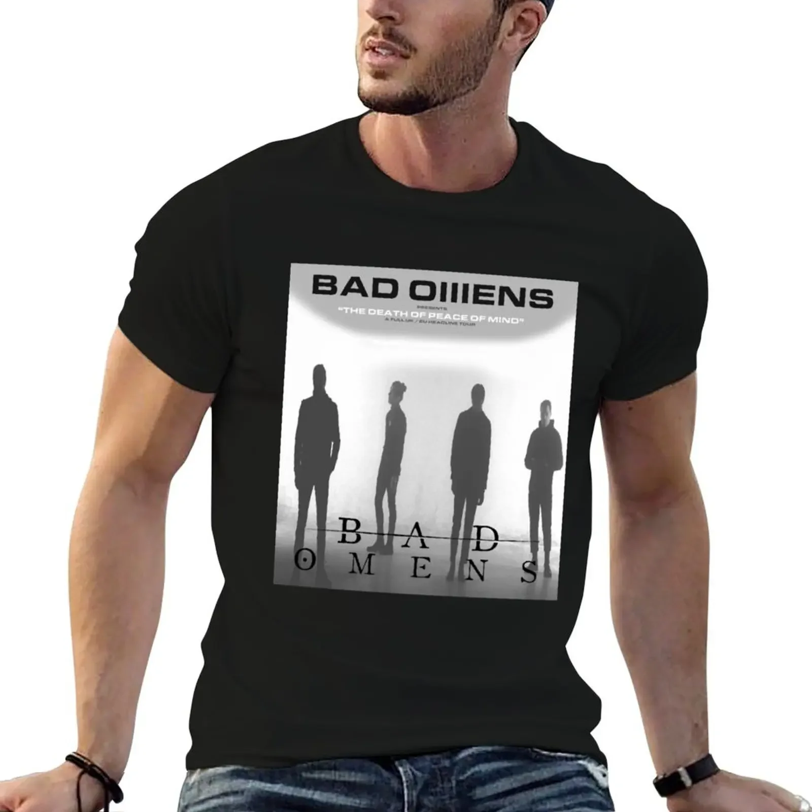 

Bad Omens is an American metalcore 1 T-Shirt blacks quick-drying baggy shirts blue archive t shirt men