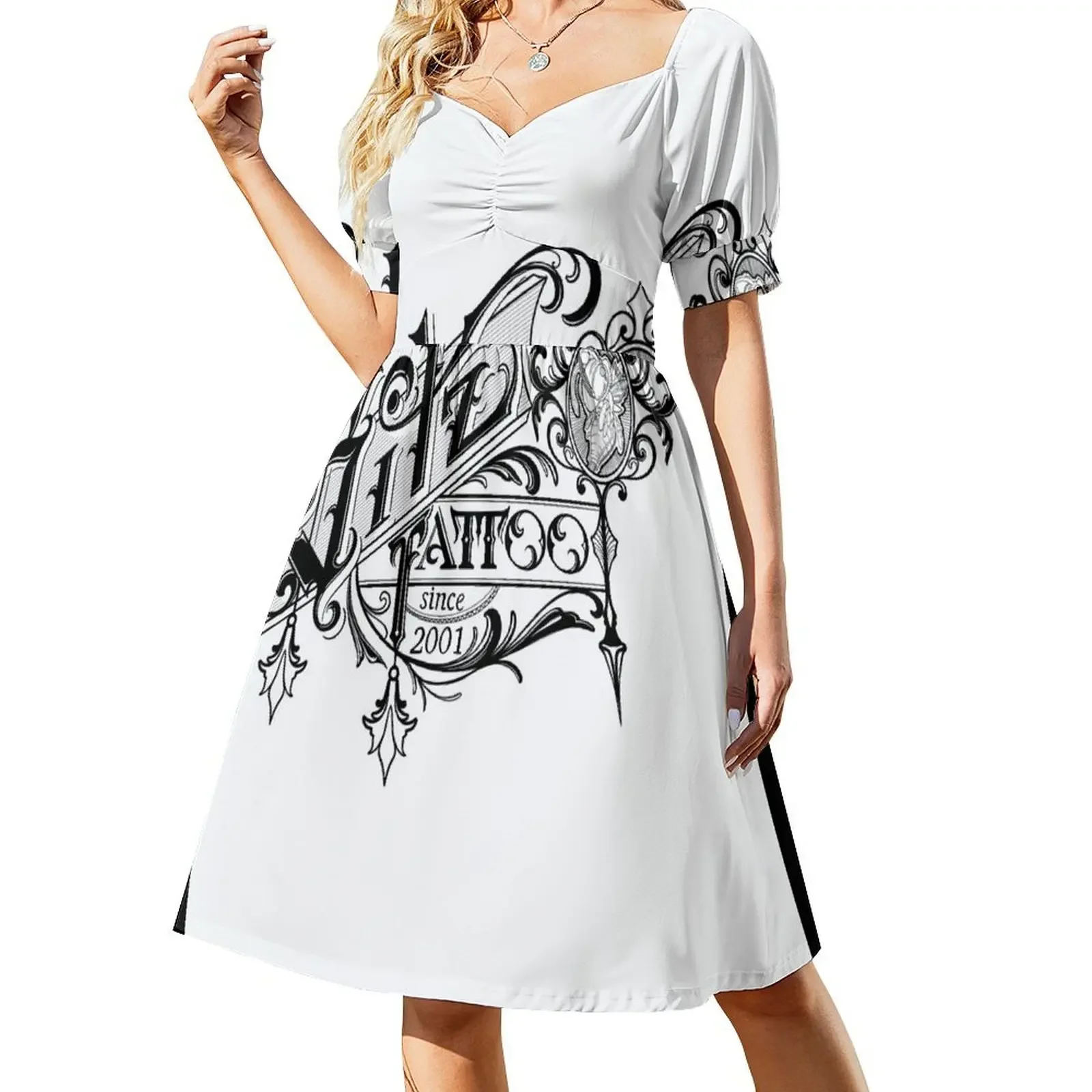 

Bitz Tattoo Shop Logo Sleeveless Dress summer clothes for women beach outfits for women Dress