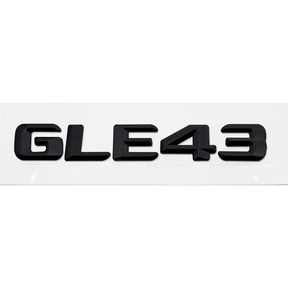 Car Number Letter Emblem Badge Car Rear Sticker Decoration For Mercedes Benz GLE Class GLE43 GLE63 W169 W171 W220 W251 300E 230E