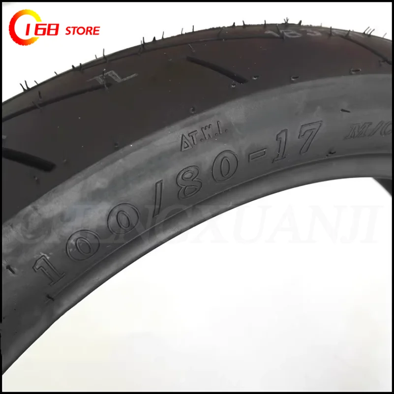 Tubeless is suitable for motorcycle tires 100/80-17 front wheel  130-70-17 rear wheels