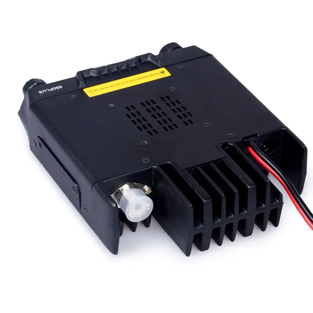 QYT KT-980plus VHF UHF 75/55 Watts Dual Band Mobile Ham Radio Long Range FM Transceiver Communication Mobile Car Radio