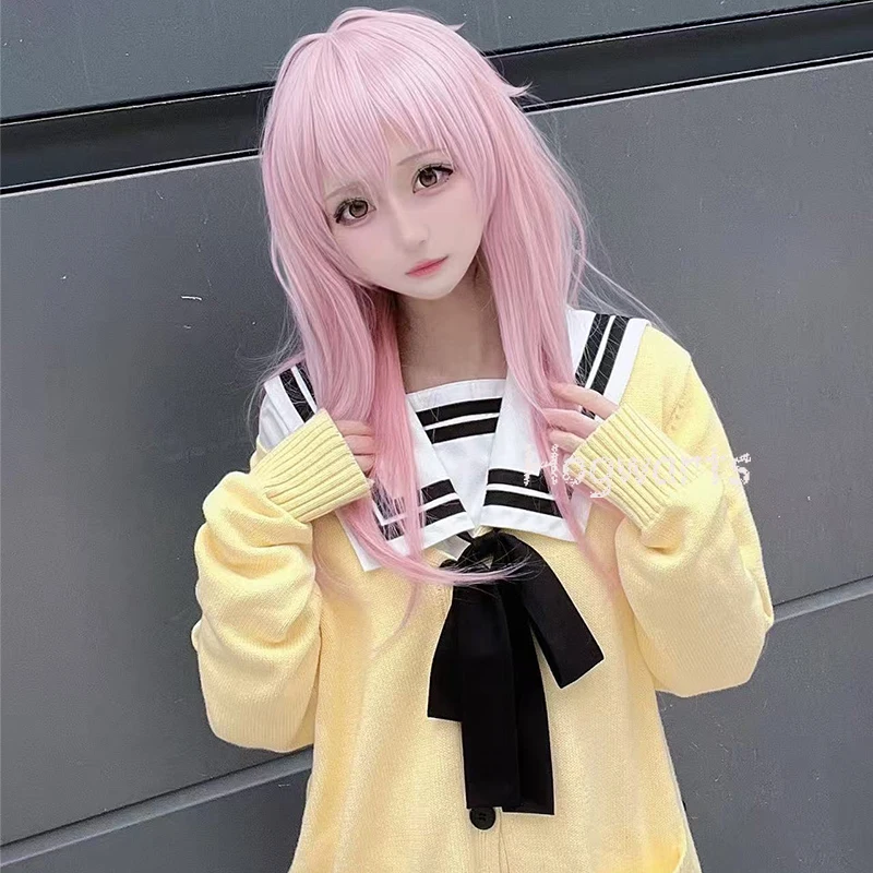 Anime You and ME and Her: A Love Story Muko Aoi MIYUKI Cosplay Costume Schoolgirl Sweater JK Uniform Halloween Costume