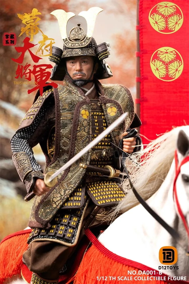 D12TOYS DA001 1/12 Soldier Shogunate Grand General Renma Flag Deluxe Edition Full Set 6'' Action Figure Model Toy In Stock