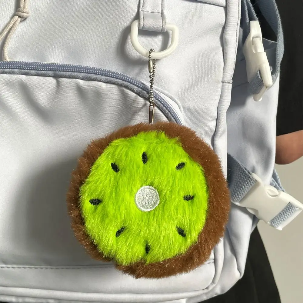 Mini porte-monnaie en peluche en forme de fruit doux pour femme, sac mignon de dessin animé, porte-clés, pendentif, ananas Harvey, sac de rangement