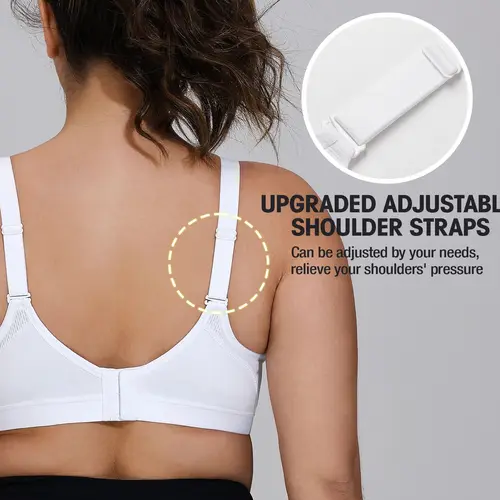 Imagen 2 del producto Wingslove-Sujetador deportivo de alto impacto, talla grande, Control de rebote, aros, soporte máximo, entrenamiento de gimnasia, ropa deportiva, chaleco para correr, ropa interior