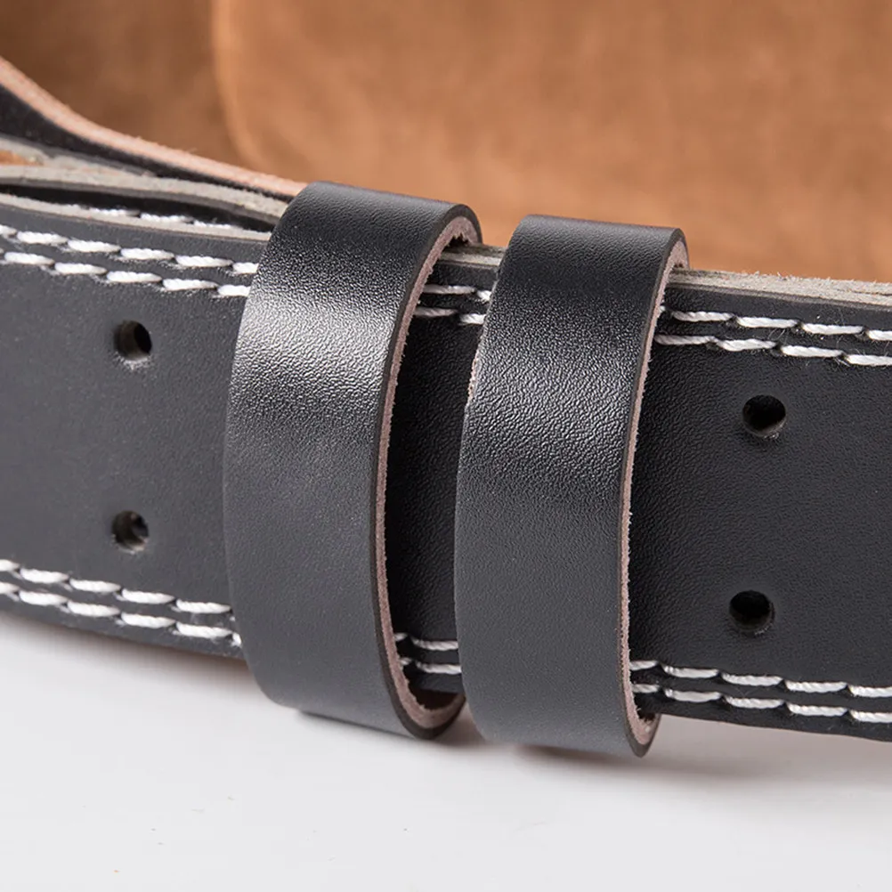 Squat Belt Back Correction Strap Practical Support Weight Lifting Adjustable Exercise PU