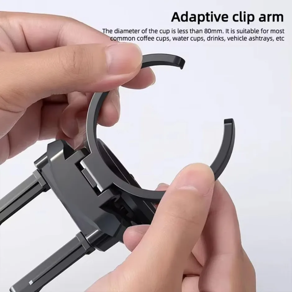 Portable Car Cup Holder Car Outlet Vent Drink Cup Stand Anti-slip and Stable 360° Rotate Removable Clip Car Interior Accessories image 3
