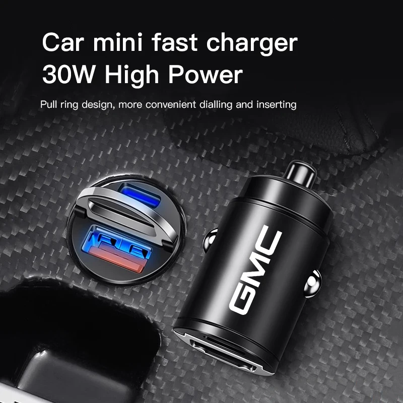 Cargador de coche mini de 100W - Compatible con GMC Terrain, Sierra 1500, Yukon, Acadia, Savana, Hummer, Granite, H3, Jimmy, Graphyte