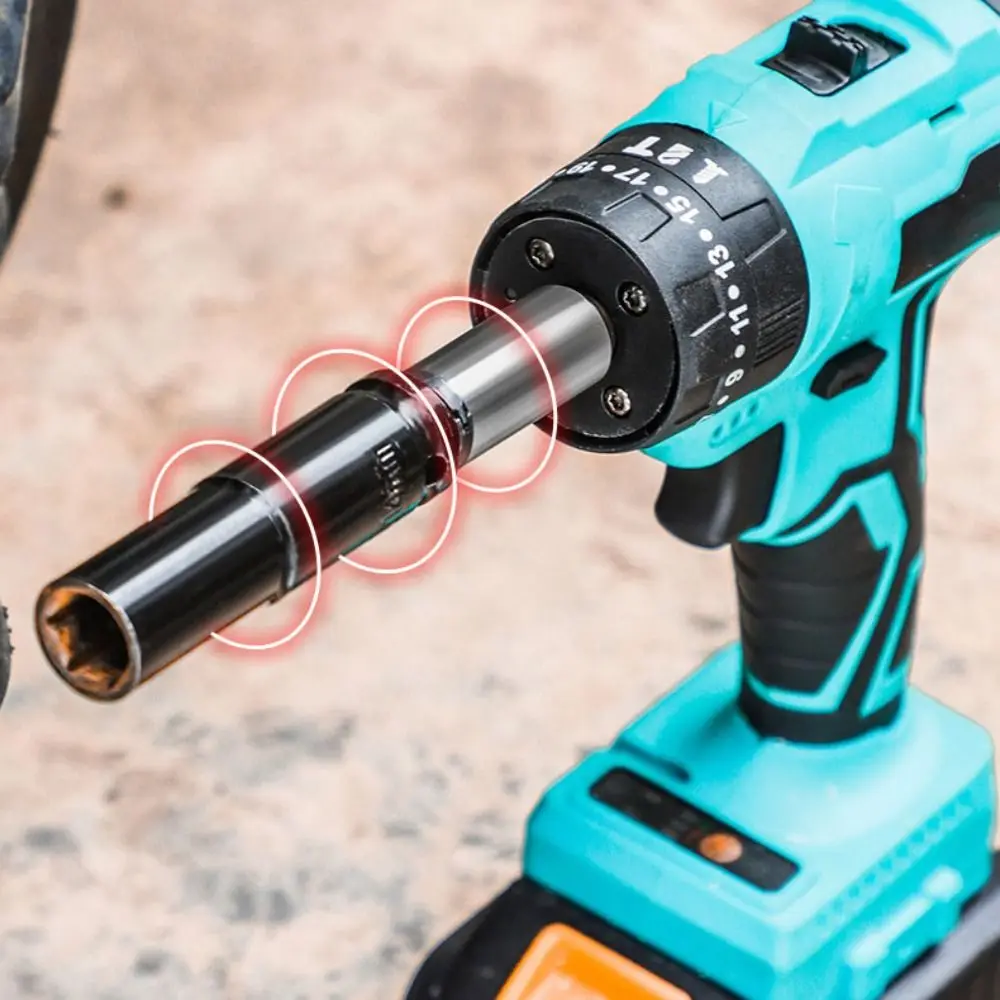 

Hexagonal Electric Drill Adapter Square Drive Universal Electric Drill Inverter Shaft Electric Drill To Wrench Alloy