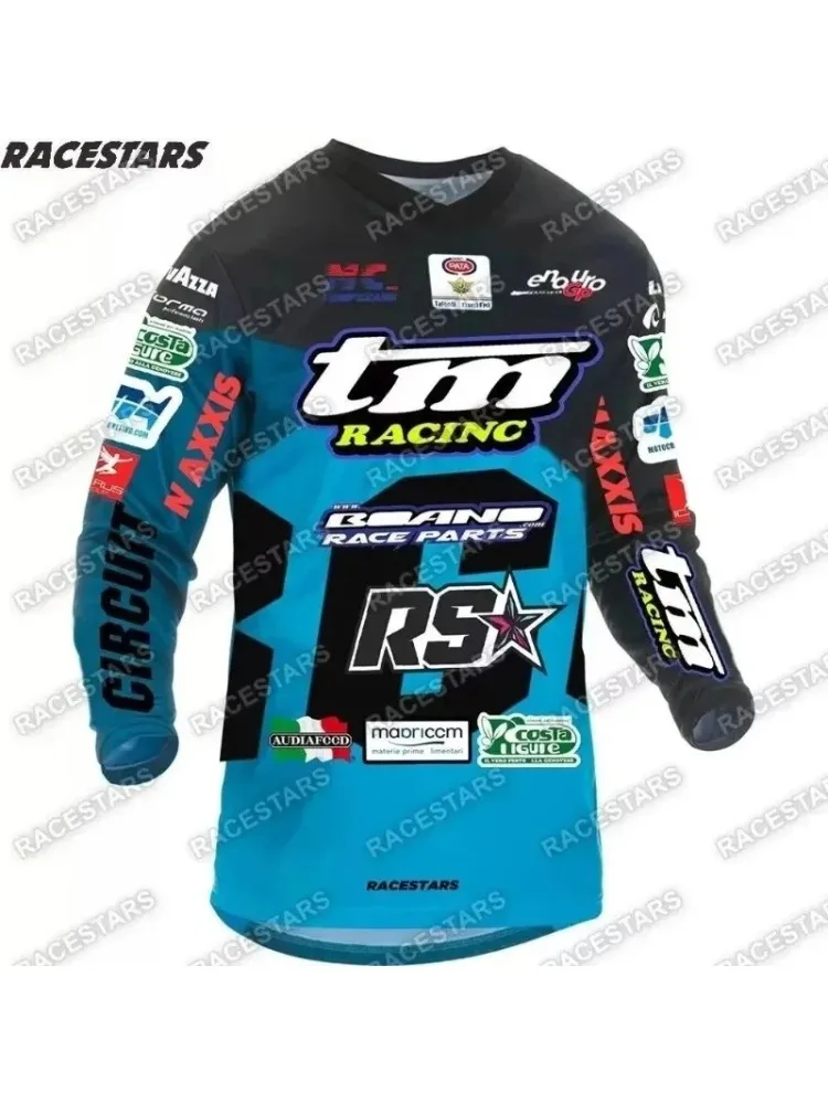 AliExpress NONE 2026 Summer Men's Sunscreen Off Road Motorcycle Sportswear Tm Racing Long Sleeve Off Road Endurance Race Mountain Bike Shirt Top