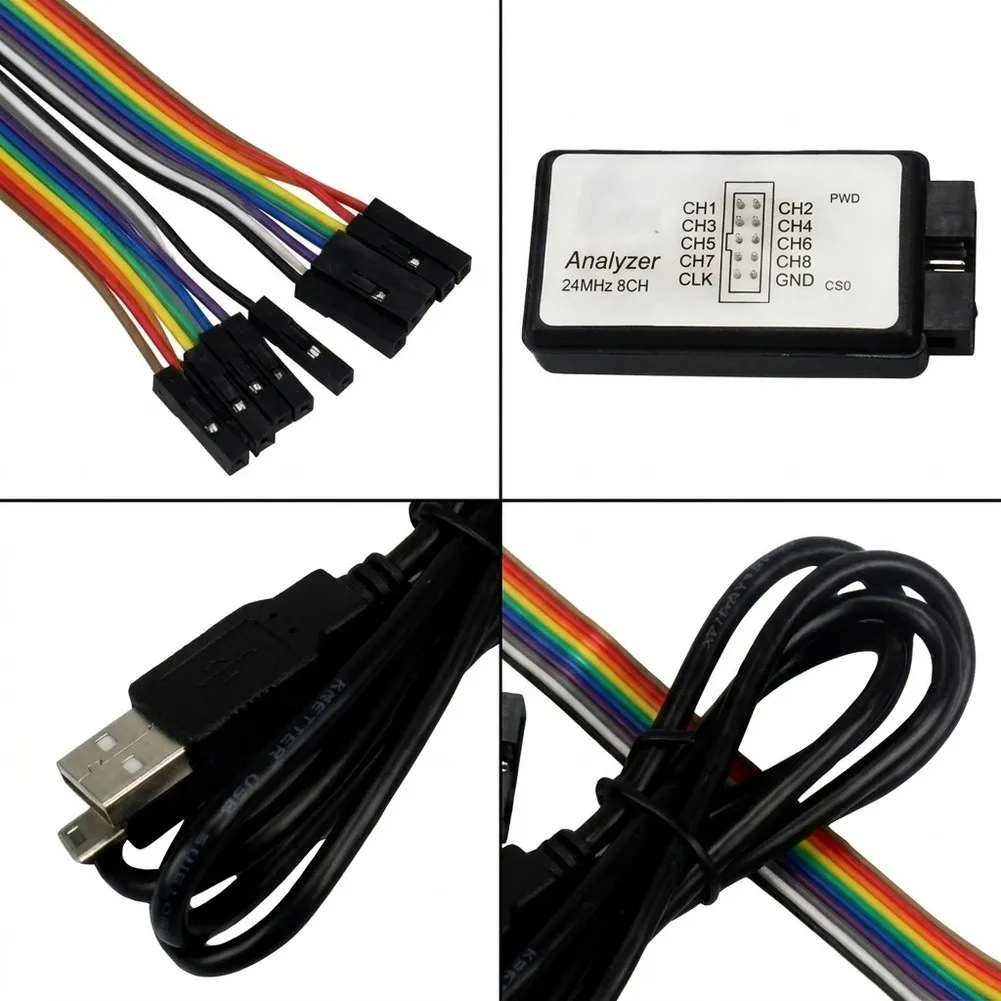 24MHz 8 Channel USB For Logic Analyzer Suitable For FPGA Debugging High Signal For Capture Tool Suitable For Industrial Embedded