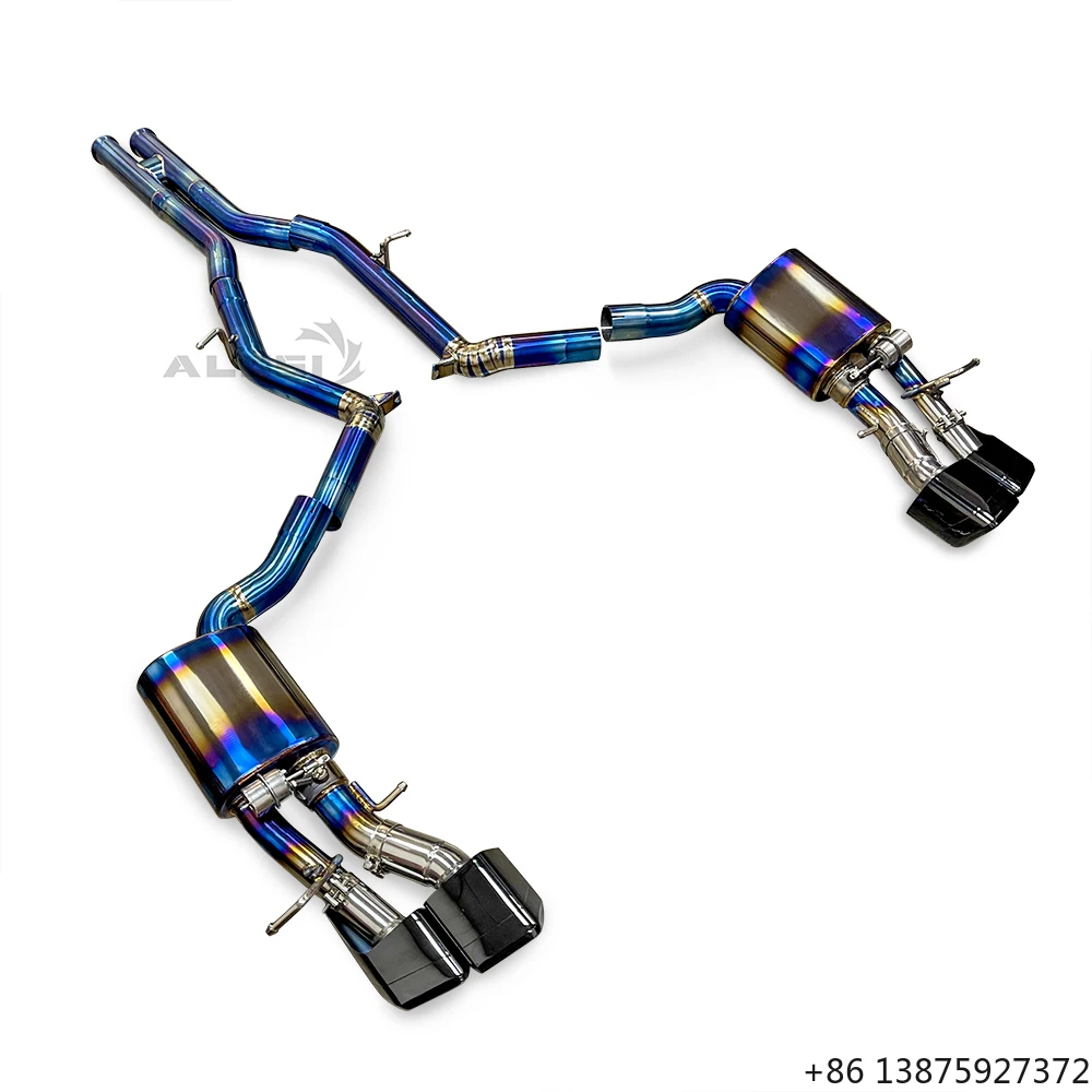 

Титановая выхлопная система Catback для E63 W212 6.2L 2009-2013 с клапанной системой Valvetronic, спортивный глушитель, высокая производительность