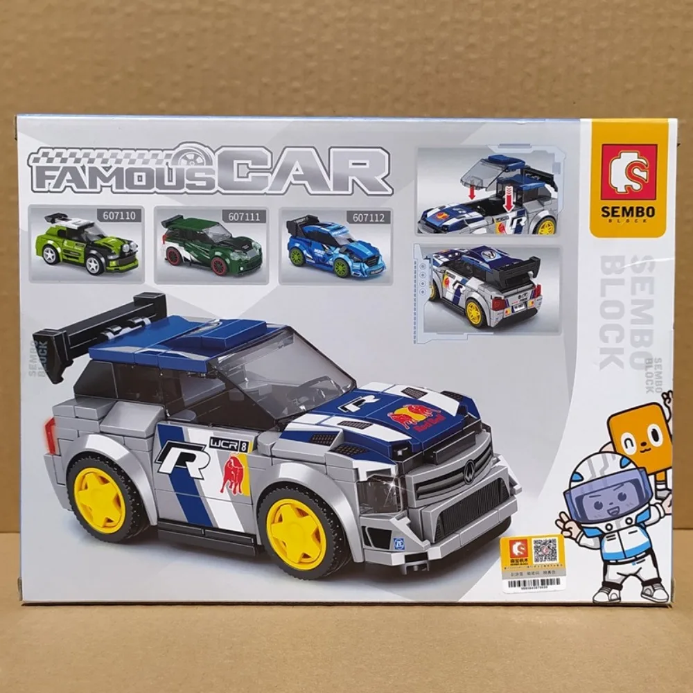 Velocidad campeones ciudad carreras coche deportes modelo bloques de construcción ladrillos clásico Rally Super Racers F1 grandes vehículos Kits juguetes para niños