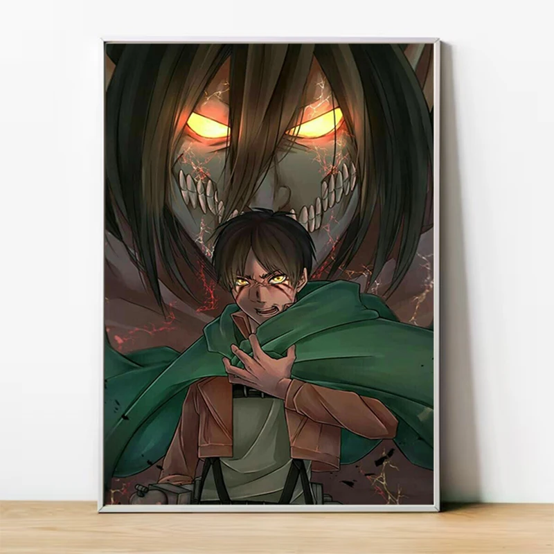 

Home Decor Anime Attack on Titan Poster Decoration Gaming Room Decoration Art Posters for Wall Decororation Print Decorations