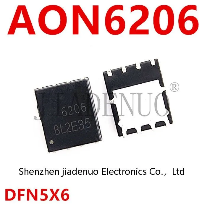 (5pcs)100% New AON6536 6536 AON6206 6206 DFN8 chipset