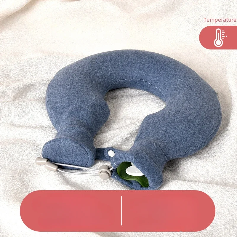 U-shaped Hot Water Bottle Cervical Vertebra Hot Compress Relief Water-filled Plush Warm Baby Silicone Hot Water Bag