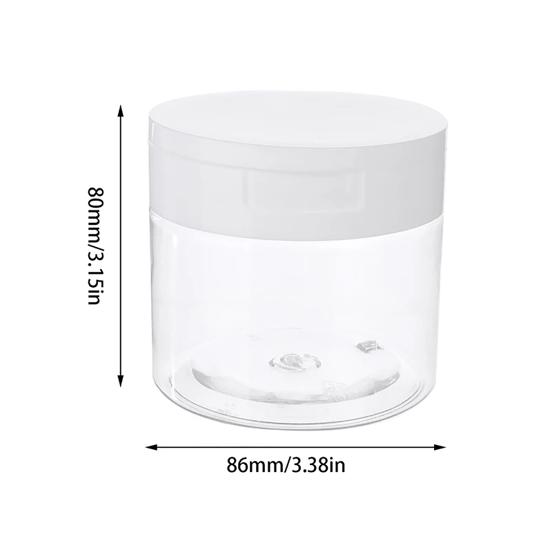 280ml Mini Facial Mask Jar Cosmetics Subpackage Filling Wide Mouth Cap Bottle Face Cream Makeup Remover Cotton Storage Container