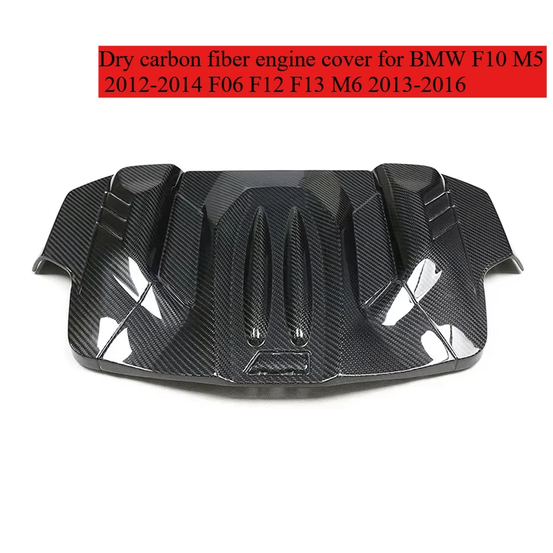 100% Dry Carbon Fiber Engine Cover For BMW F10 M5 2012-2014 F06 F12 F13 M6 2013-2016 Interior Engine Cover