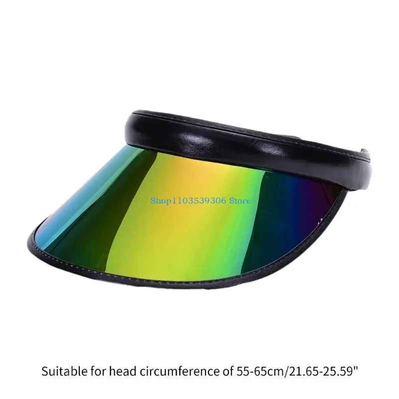 400A قبعة الشمس للمرأة المراهقين للجنسين في الهواء الطلق الملونة قبعة بواقٍ للشمس واسعة حافة الربيع الصيف المضادة للأشعة فوق #6