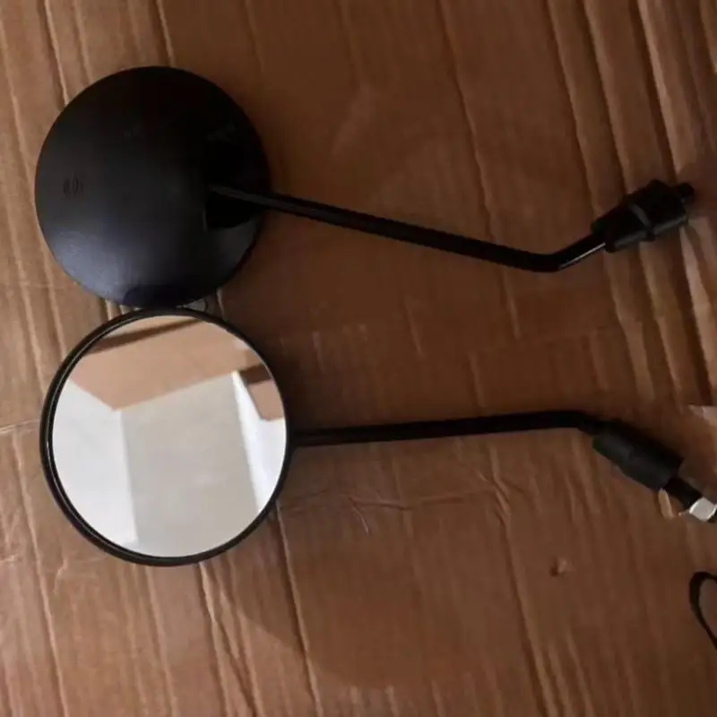 1 Pair Universal 22mm Rounded Bike Handlebar Mirror HD Wide View Side Mirror Ideal Gift for Cycling Enthusiasts Commuters