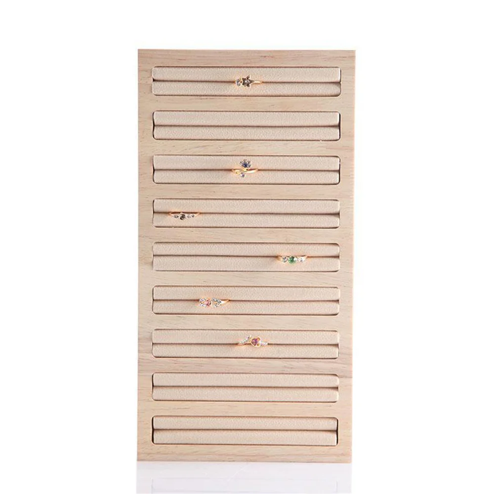 Simple 9 Slots Ring Display Tray, Elegant Jewelry Storage