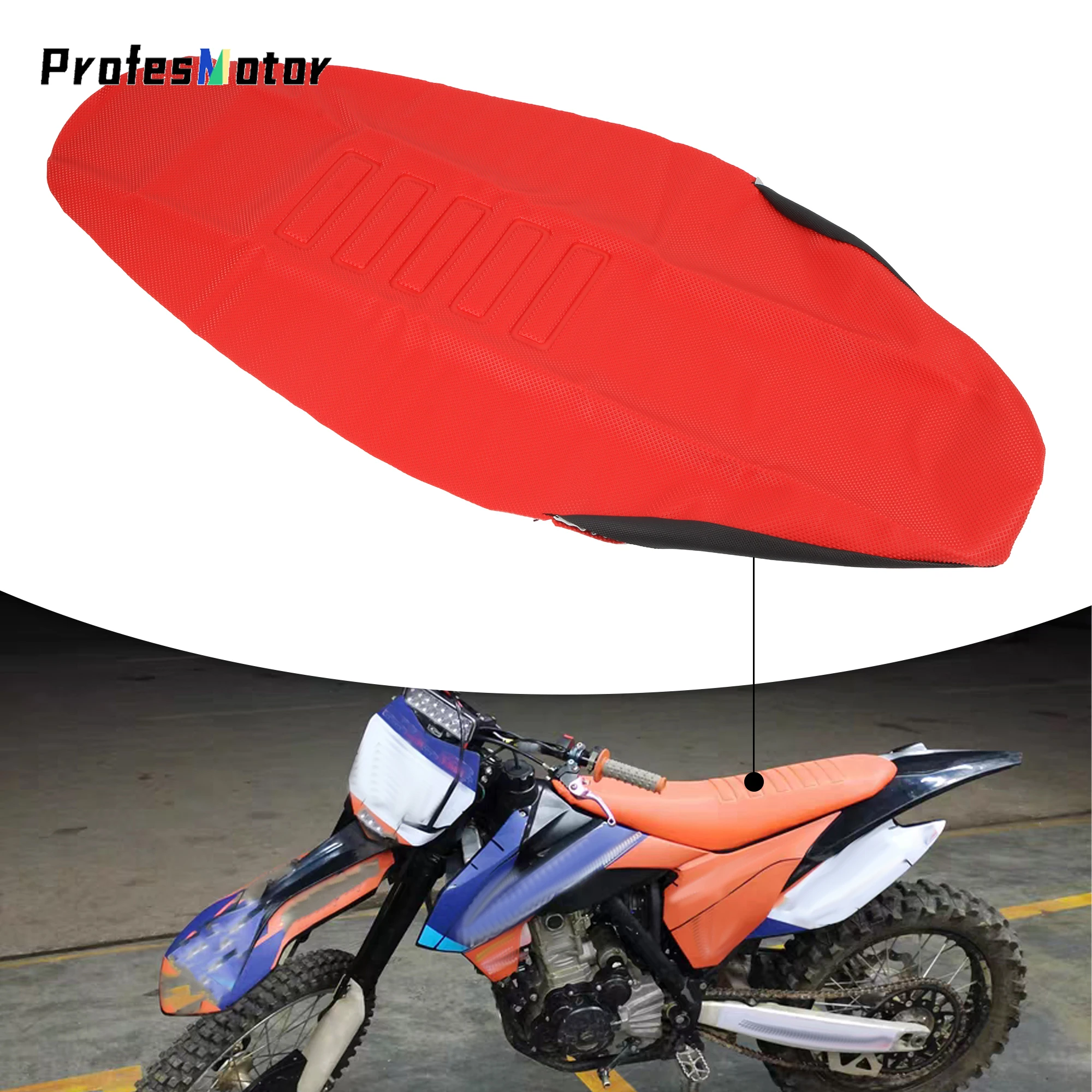 

Motocross Seat Cover Package For KTM SX SX-F XC XC-F EXC EXC-F 125-500 Dirt Bike Non-Slip Gripper Soft Cushion Set Enduro