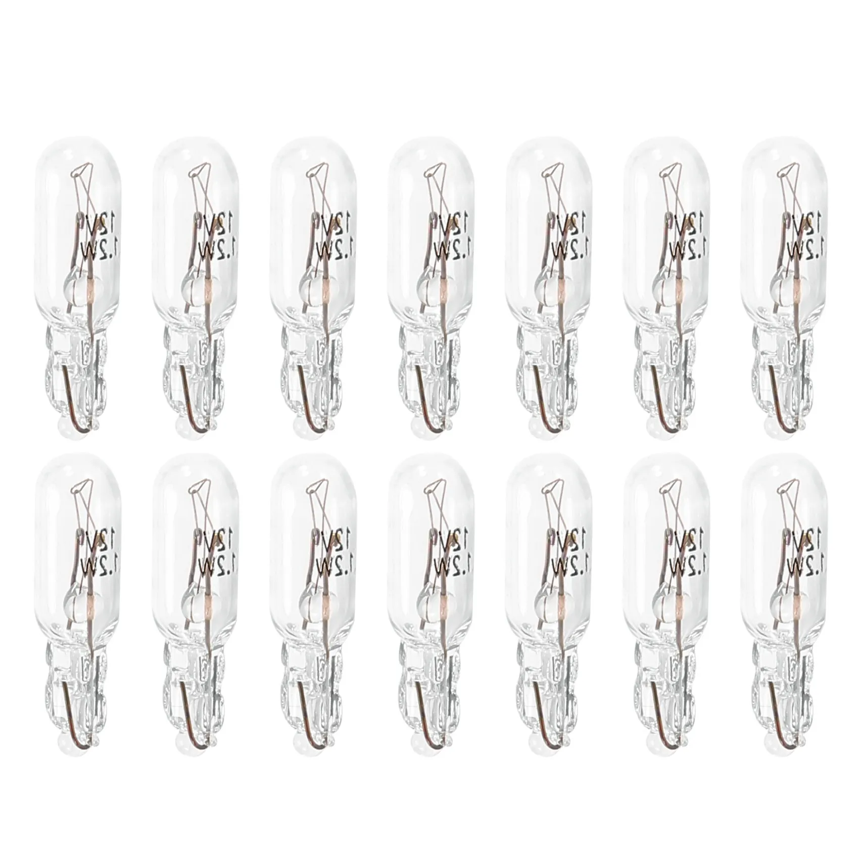 A64P-100PCS T5 286 Bulb Basic Miniature Bulb For License Plate Light Side Marker Automotive Interior Dashboard Dome Light