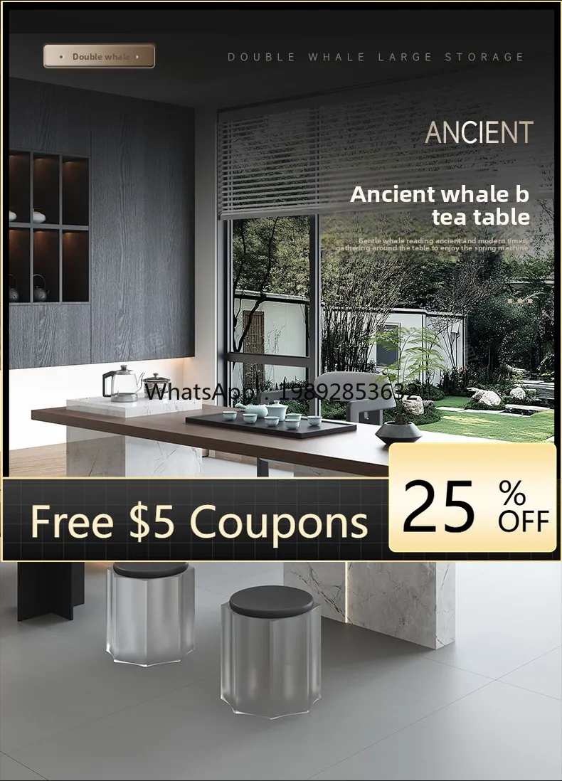 

YFYB Full Rock Slab Tea Table Tea Desk Light Luxury Modern High-end Zen Tea Brewing New Chinese Style Home Use