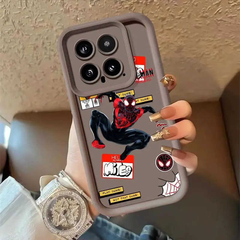 phone cases for Redmi Note 13 5G 9S 11 9 12 Pro 12C 12 4g 12S 10 Lite Angel Eye Ladder fundas Cover Marvel Morales Spider-Man image 3