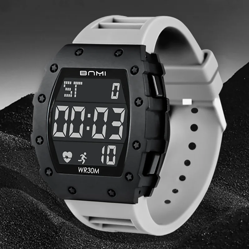 

NEW Men's Watch Outdoor Sports Expeditions Fashion Large Screen Waterproof Clock Multifunctional Digital Electronics Watches