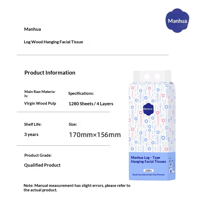 Hanging Box Tissue Family Pack Facial Tissue Large Pack Pull-Out Napkins Affordable Toilet Paper Thickened Paper Tissues