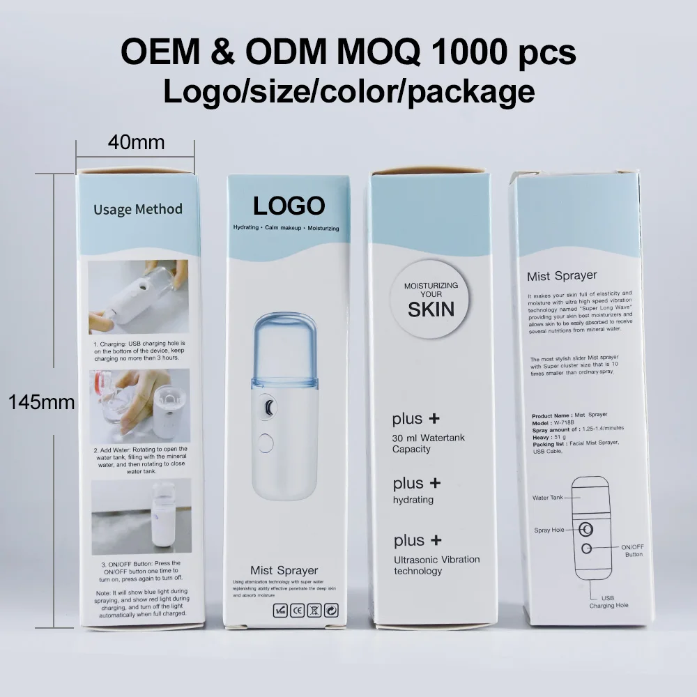 Mini Nano Handy Facial Nano Mist Facial Moisturize Beauty Product Nano Mist Fogger