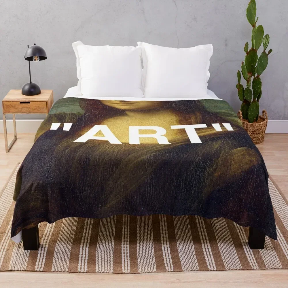 MONA LISA ART Throw Blanket Retros Luxury Thicken wednesday Hairys Blankets