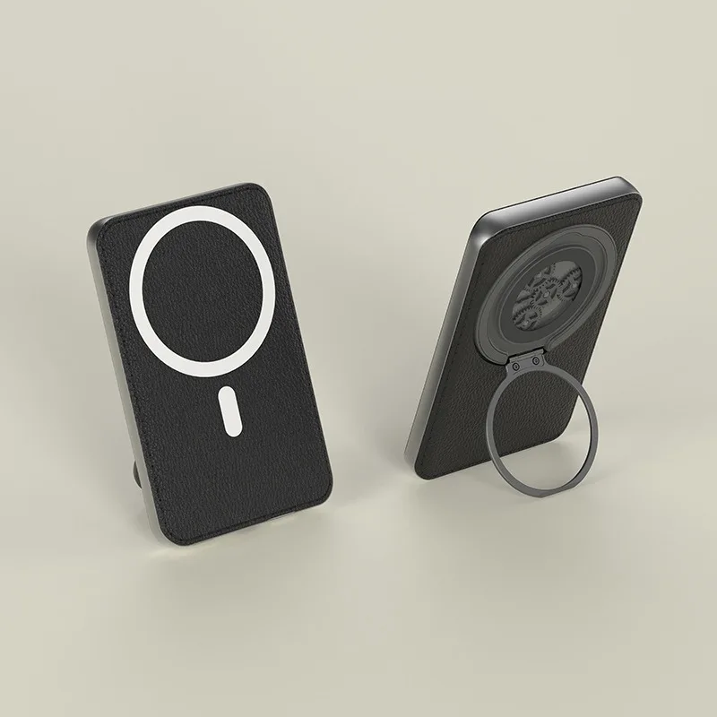 New Mechanical Style With Bracket 10000mah Power Bank For MagSafe Magnetic Wireless Fast Charging Portable Battery For iPhone