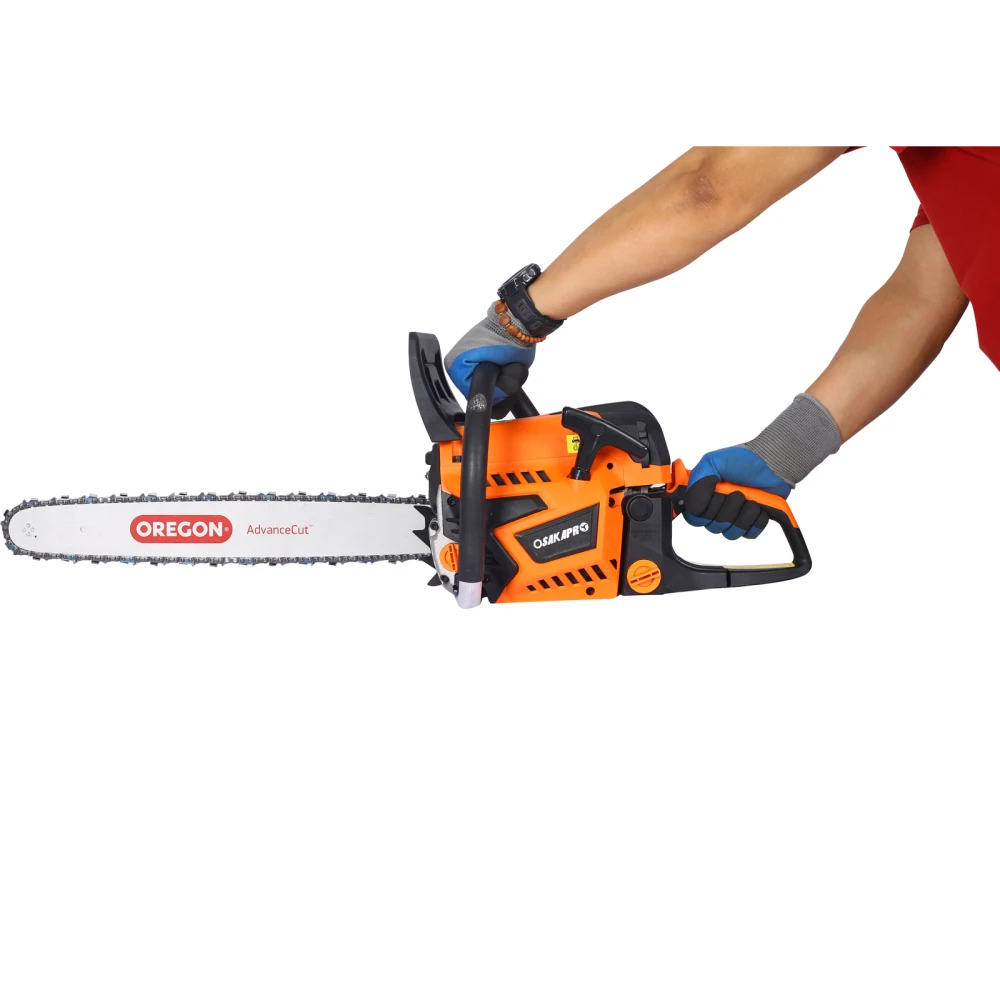 

Chainsaw gas 20inch ,52cc Gasoline Chain Saw for Trees ,Wood Cutting 2-cycle EPA Compliant,Oregon bar Saws woodworking tools